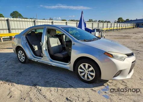 2015 Toyota Corolla L from USA, damaged, VIN 2T1BURHE4FC394151